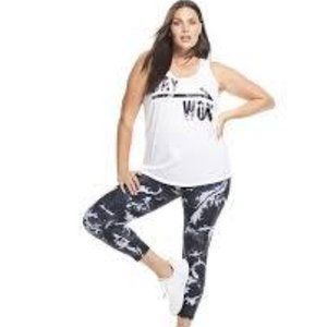 MARBLE PRINT 3/4 LEGGING
